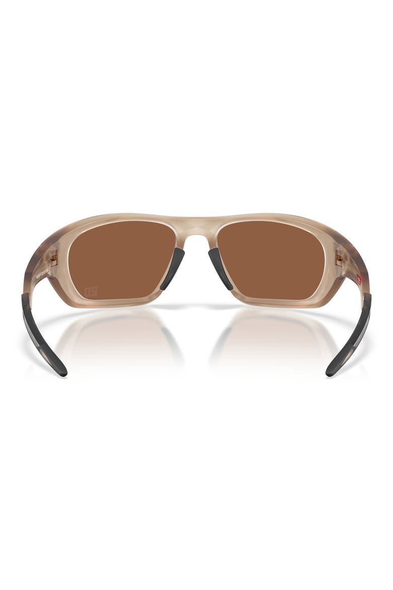 Lateralis 60mm Rectangle Sunglasses, Alternate, color, MATTE SEPIA / PRIZM TUNGSTEN
