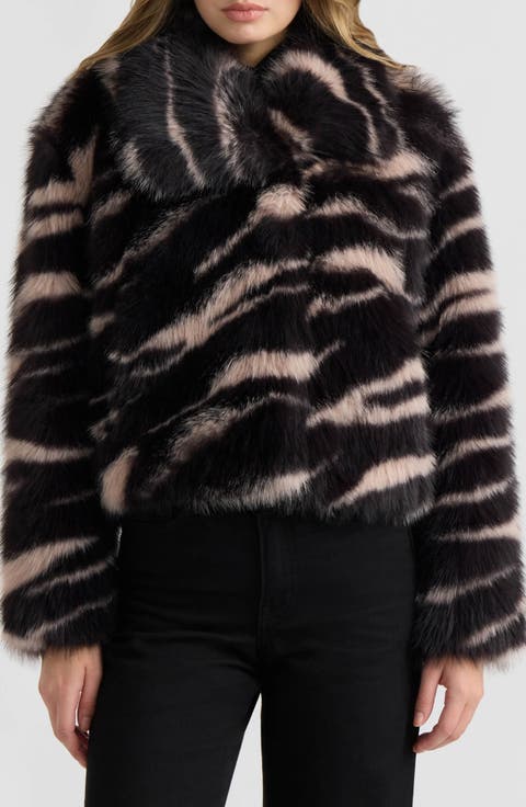 Faux Fur Crop Jacket
