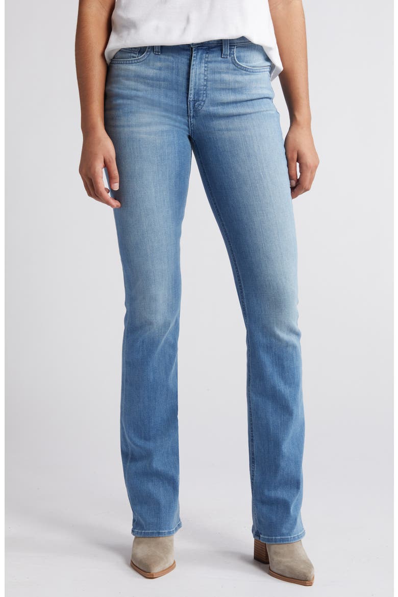 Slim Bootcut Jeans, Main, color, MEADOW