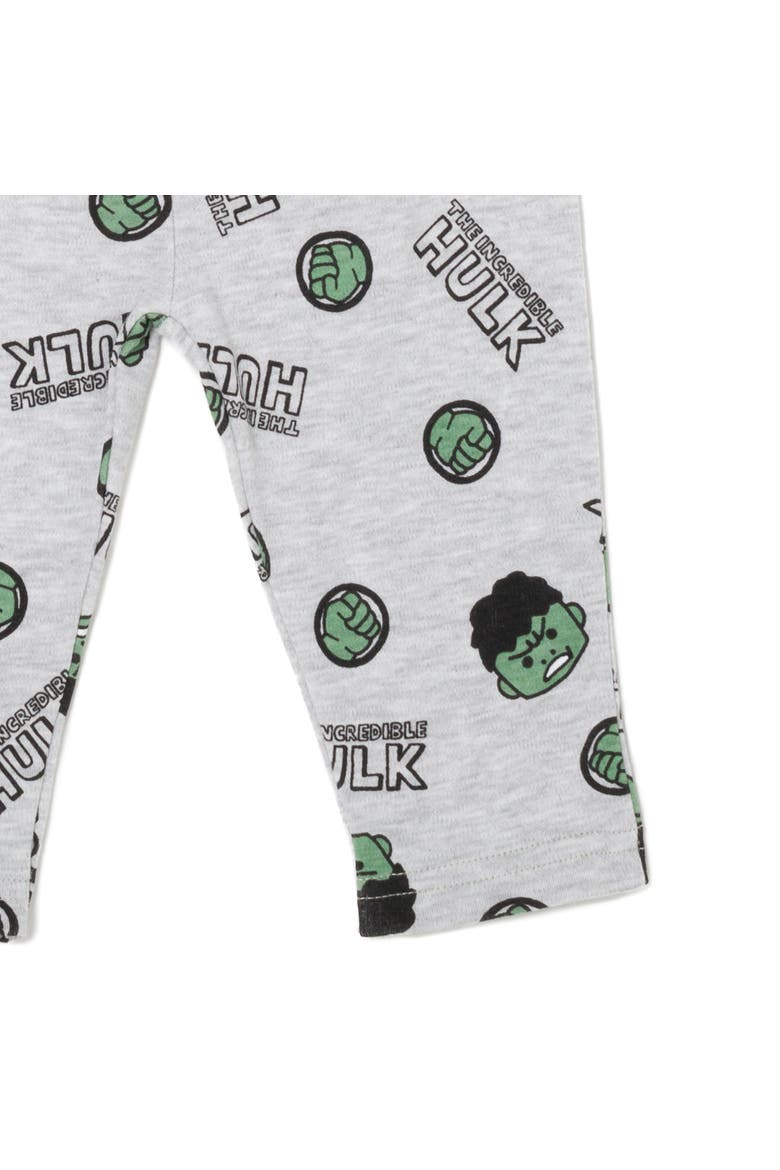 Bodysuit Pants and Hat Set, Alternate, color, Hulk Green Grey
