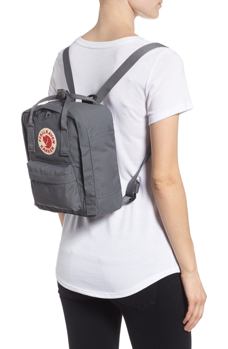 Fjällräven Mini Kånken Water Resistant Backpack, Alternate, color, Super Grey