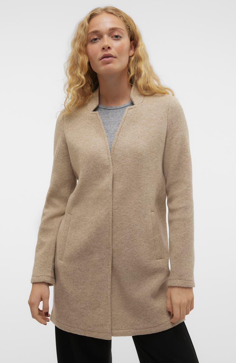 VERO MODA Katrine Brushed Long Jacket, Alternate, color, 