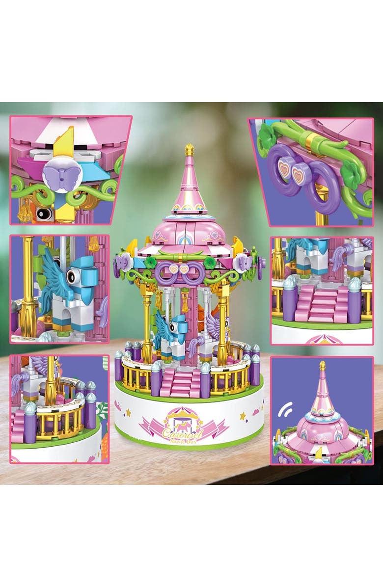 CONTIXO Carousel Building Block Set, Alternate, color, Multi Color Floral