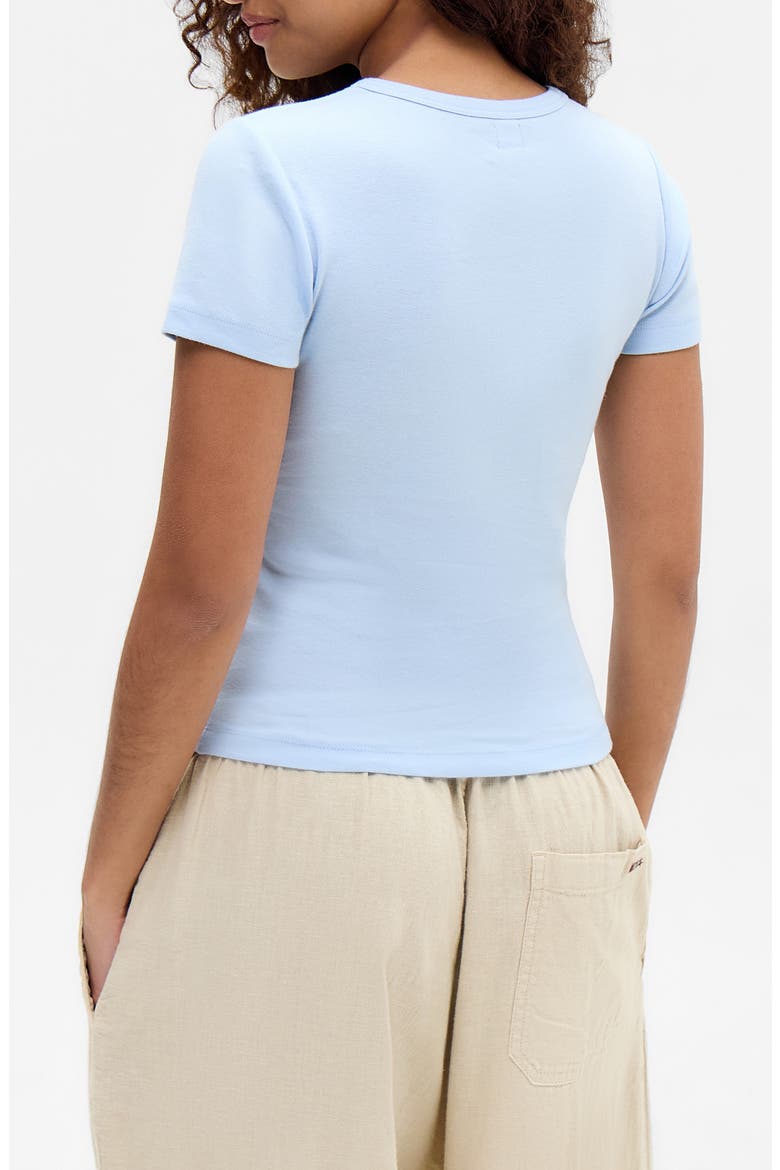 Haven Place Crystal Embellished Cotton Baby Tee, Alternate, color, BLUE