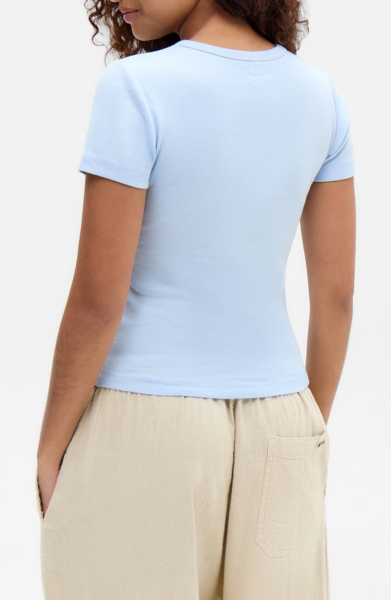 BDG Urban Outfitters Haven Place Crystal Embellished Cotton Baby Tee, Alternate, color, Blue