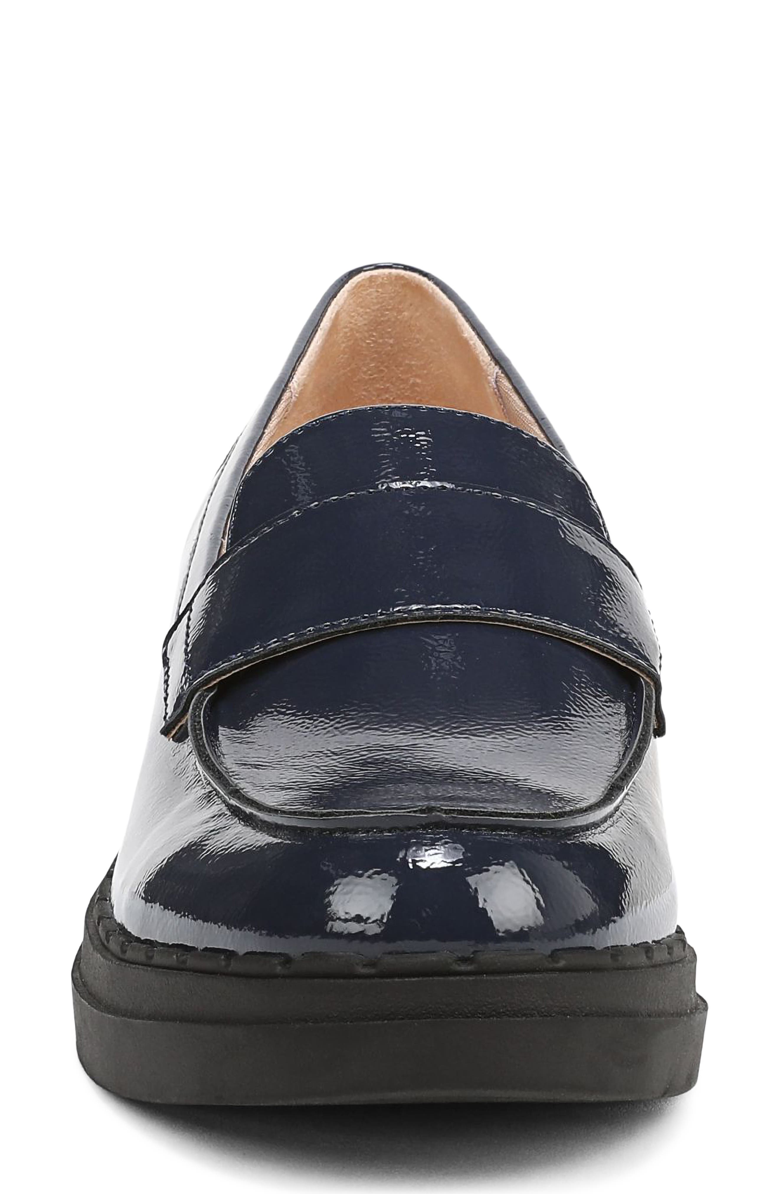 Dolce Platform Wedge Loafer, Alternate, color, LUX NAVY