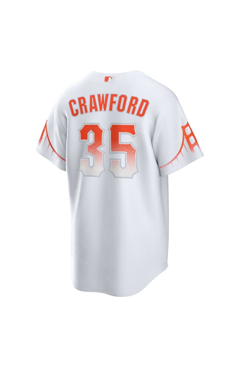 Nike Men's Nike Brandon Crawford White San Francisco Giants City Connect Replica Player Jersey, Alternate, color, 