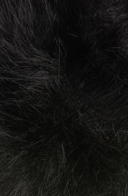 Naked Wardrobe Faux Fur Cuffs In Black