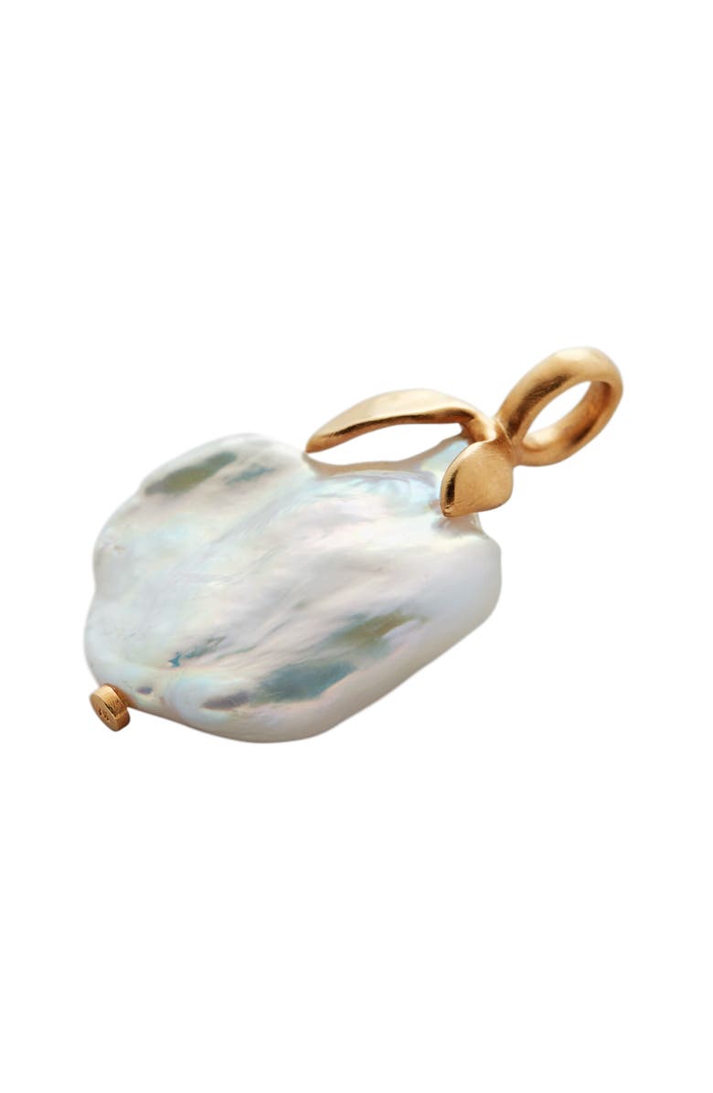 Monica Vinader Keshi Pearl Necklace Enhancer, Alternate, color, Gp