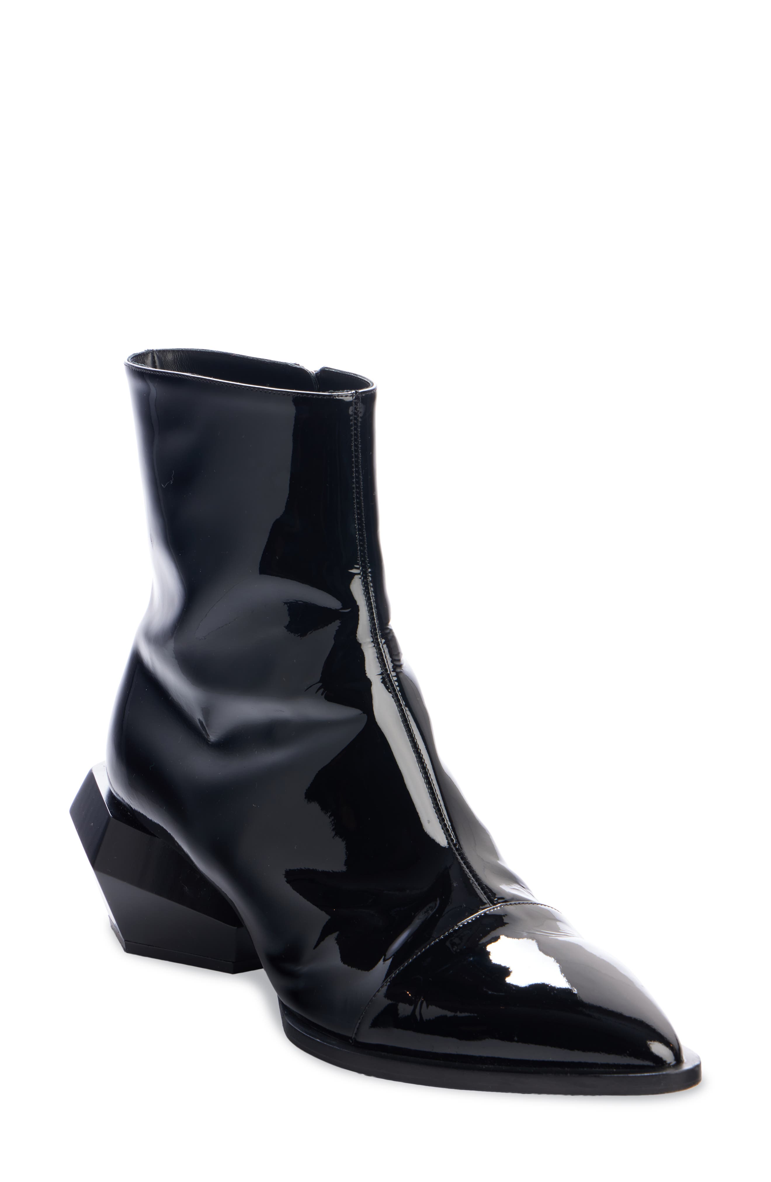 Balmain Billy Pointed Toe Ankle Boot, Main, color, 