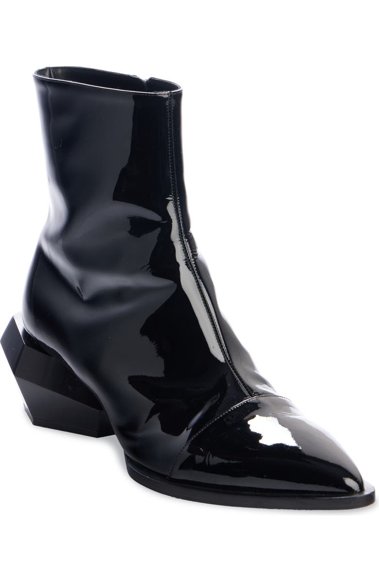 Balmain Billy Pointed Toe Ankle Boot, Main, color,