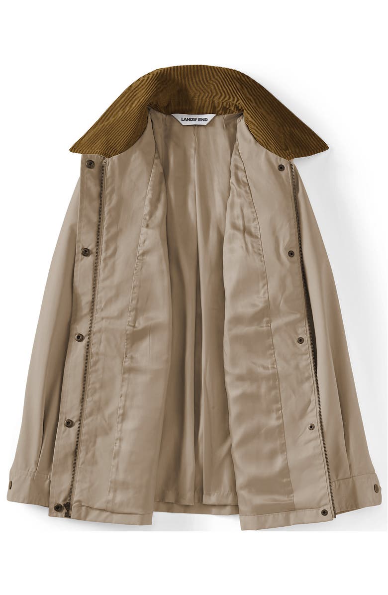 Lands' End Waxed Barn Jacket, Alternate, color, Soft Almond
