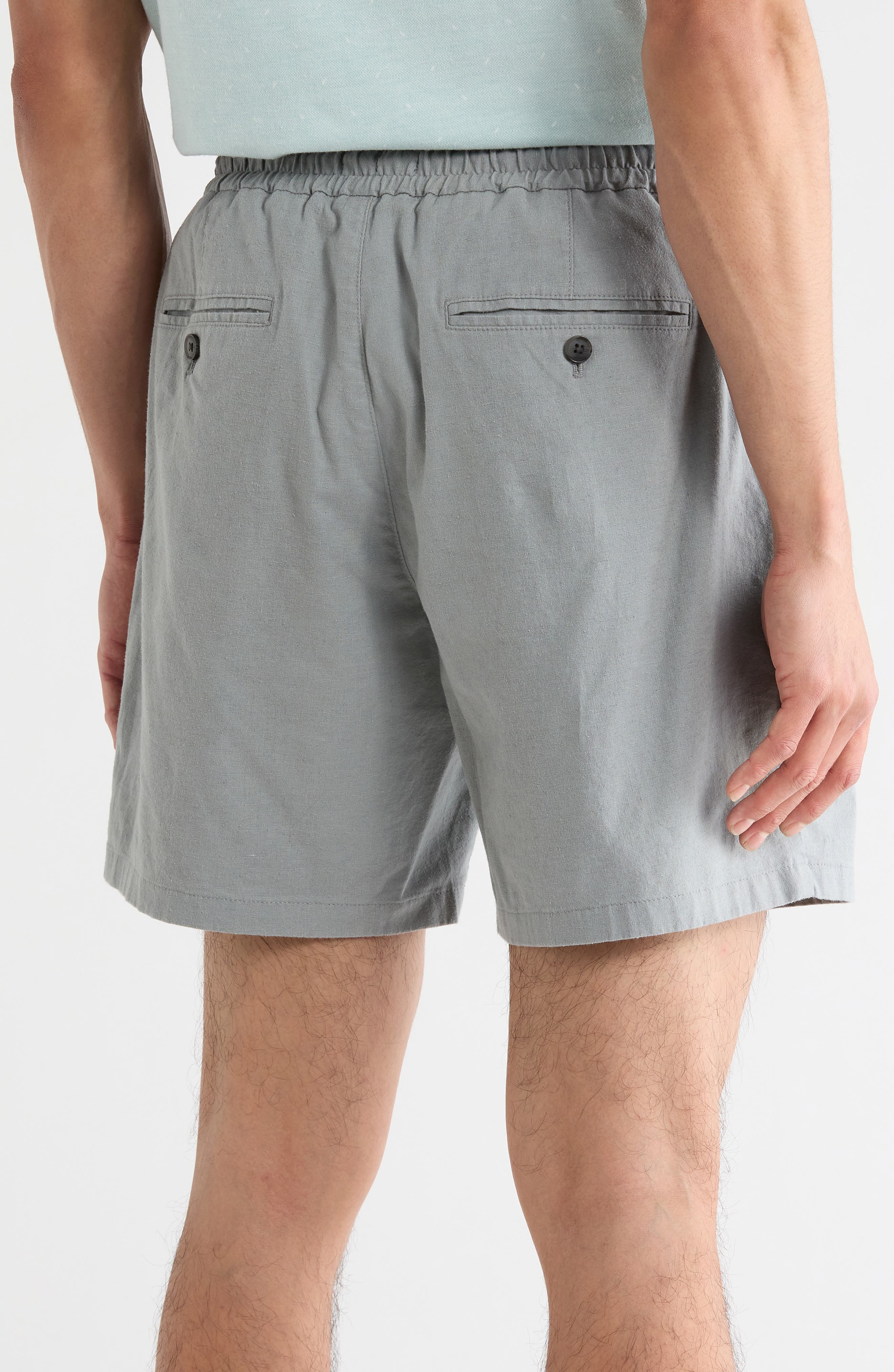 Linen Blend Shorts - image 2