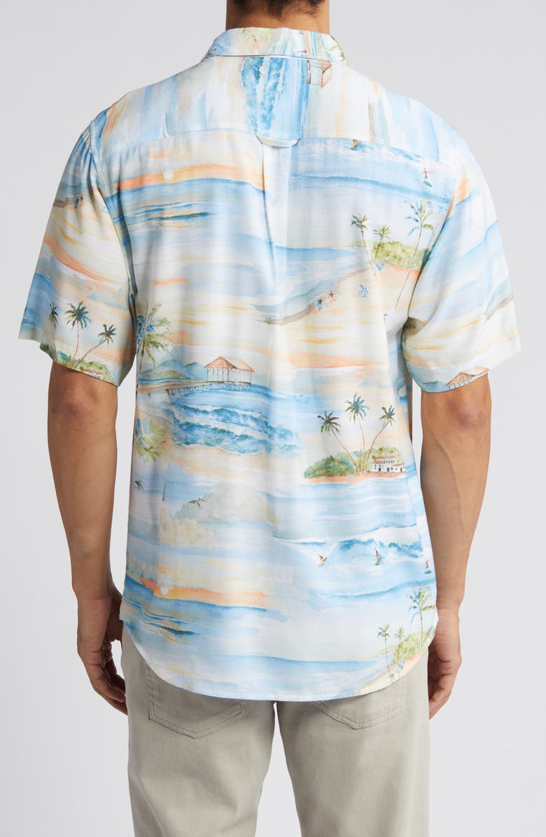 Tommy Bahama Veracruz Cay Isle Vista Short Sleeve Button-Up Shirt, Alternate, color,