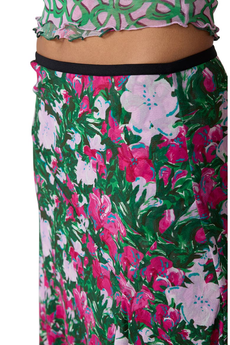Hedi Print Asymmetric Maxi Skirt, Alternate, color, PROVENCE GOSSIP PINK