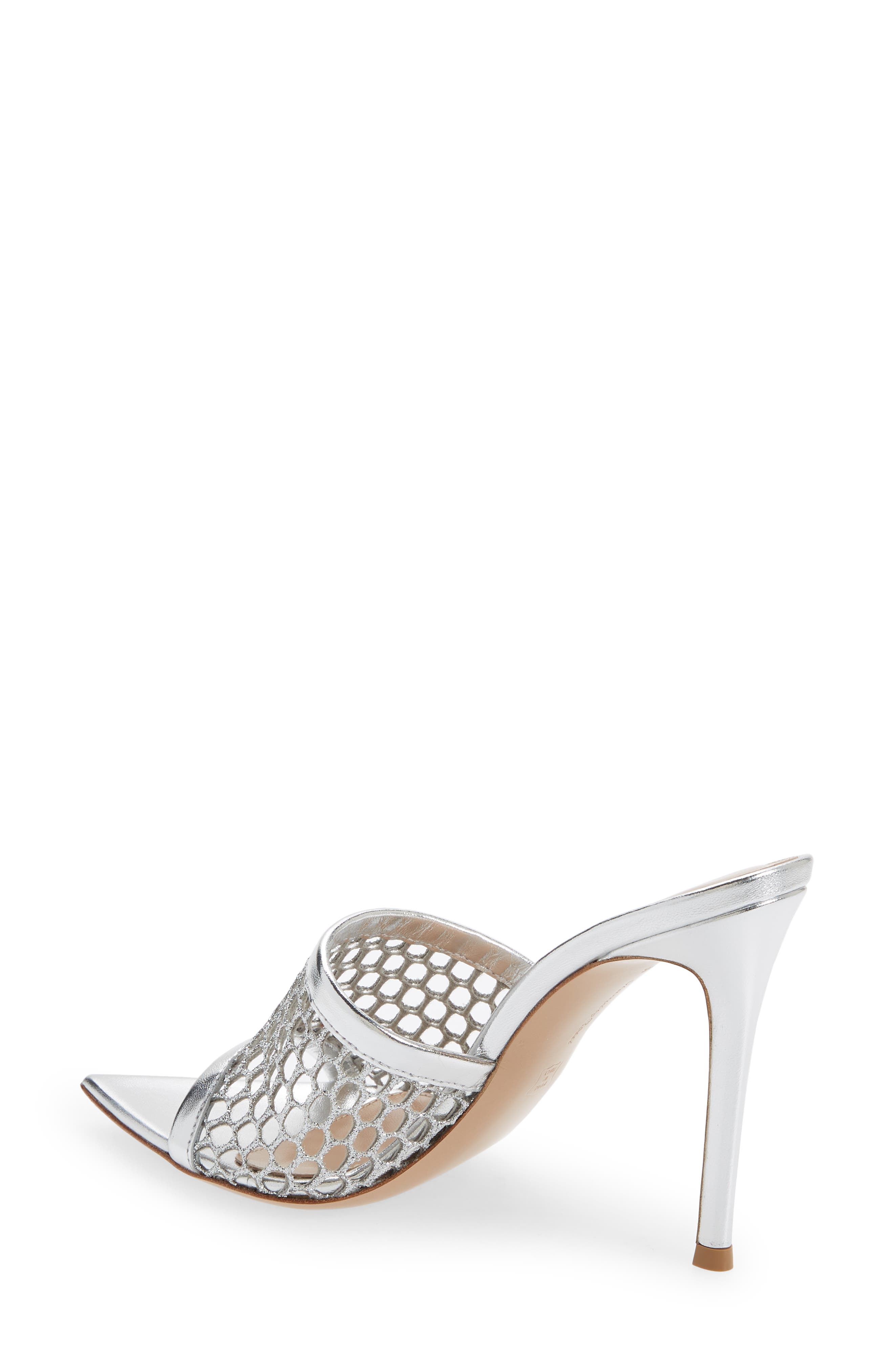Gianvito Rossi Alisia Mesh Slide Sandal, Alternate, color, 