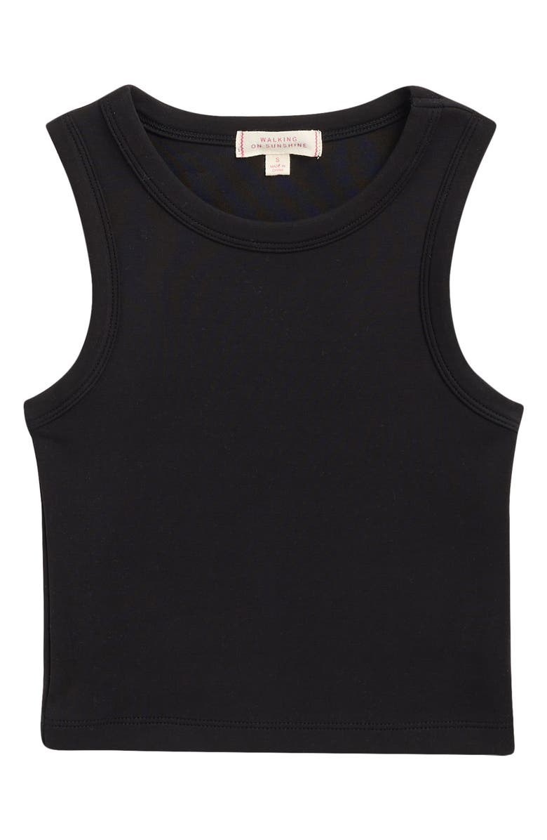 Walking on Sunshine Kids' Cloud Tank, Main, color, Black