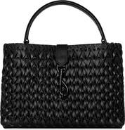 Rebecca Minkoff Megan Woven Top Handle Handbag