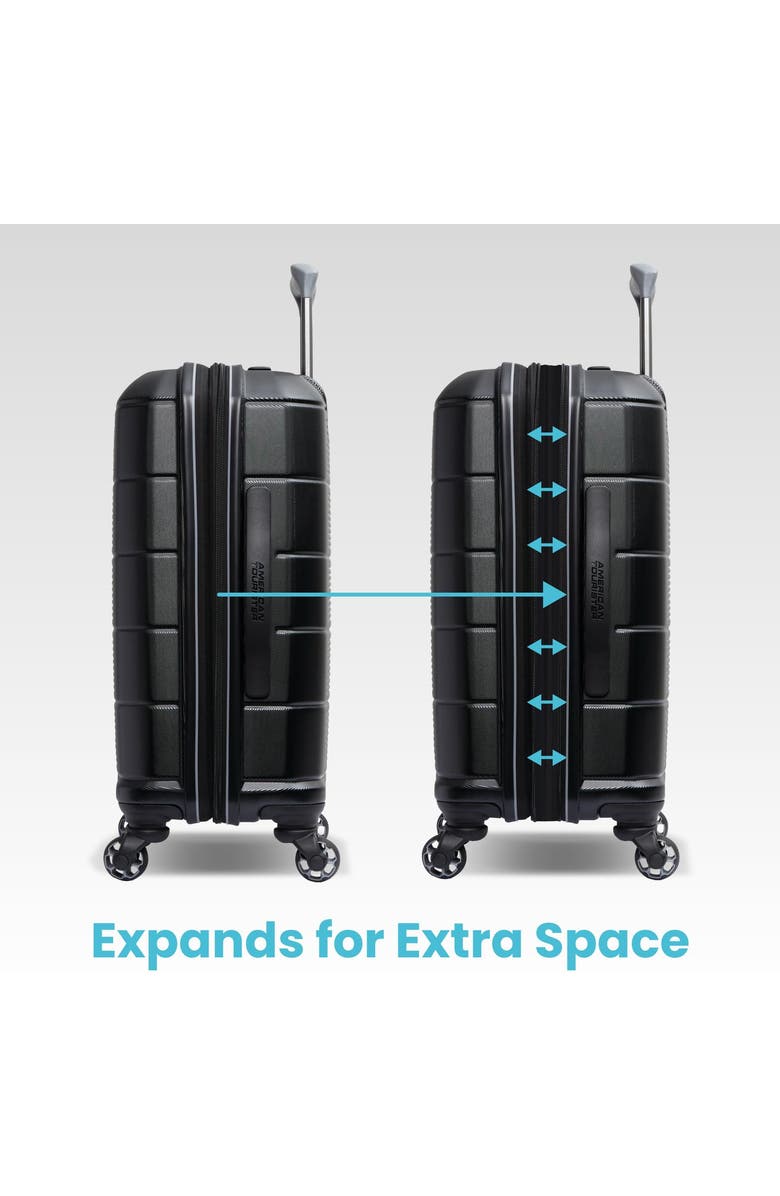 AMERICAN TOURISTER Stratum 2.0 Hardside 20" Spinner Carry On Luggage, Alternate, color, Charcoal