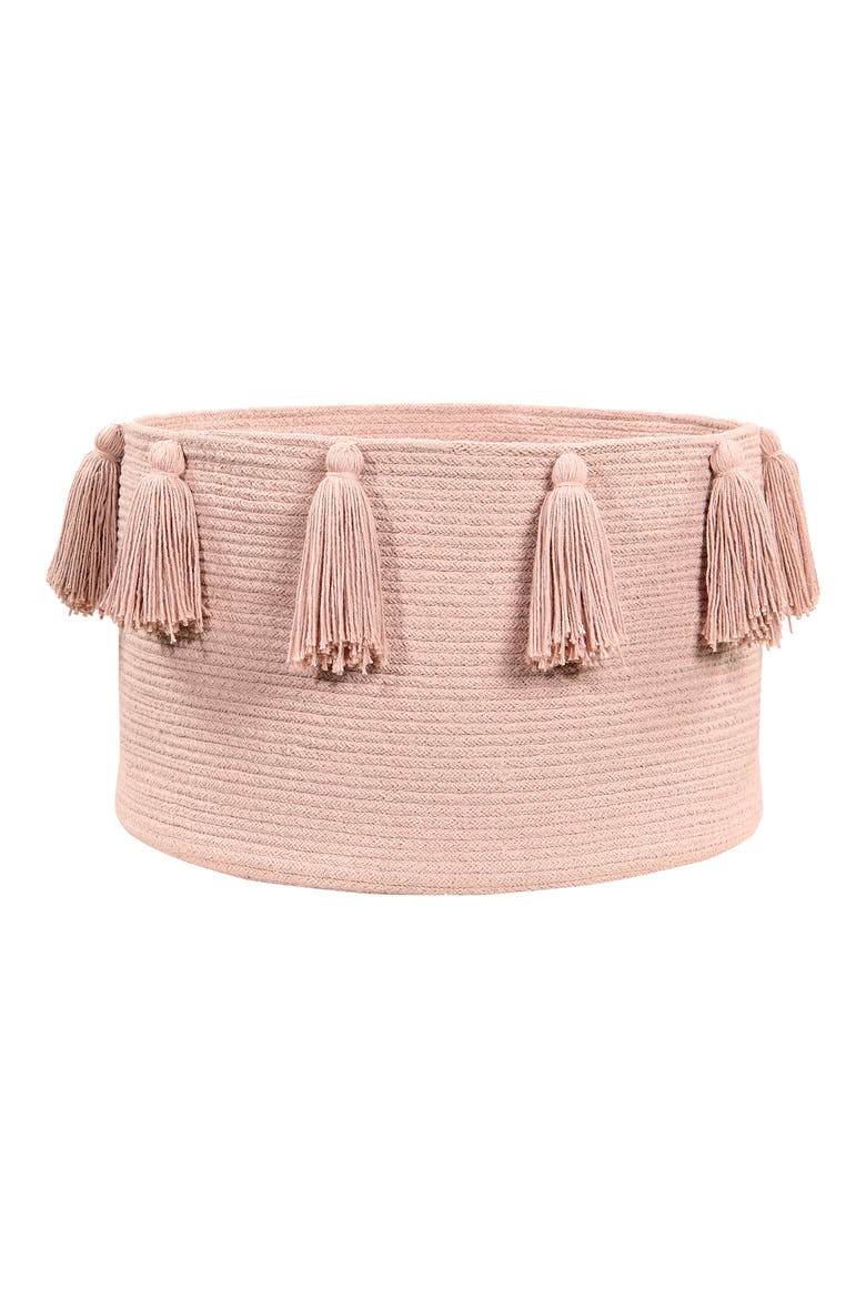 Tassel Basket, Main, color, VINTAGE NUDE