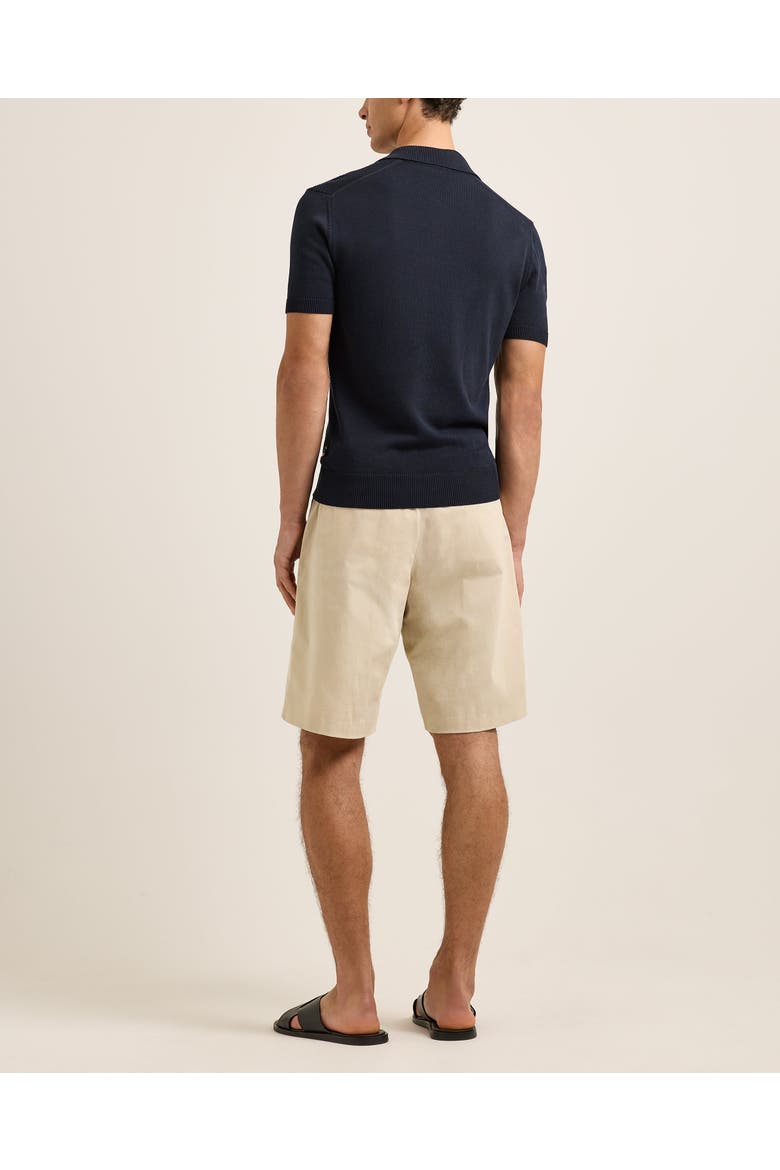 Burnham Tailored-Fit Polo Shirt, Alternate, color, Night Iris