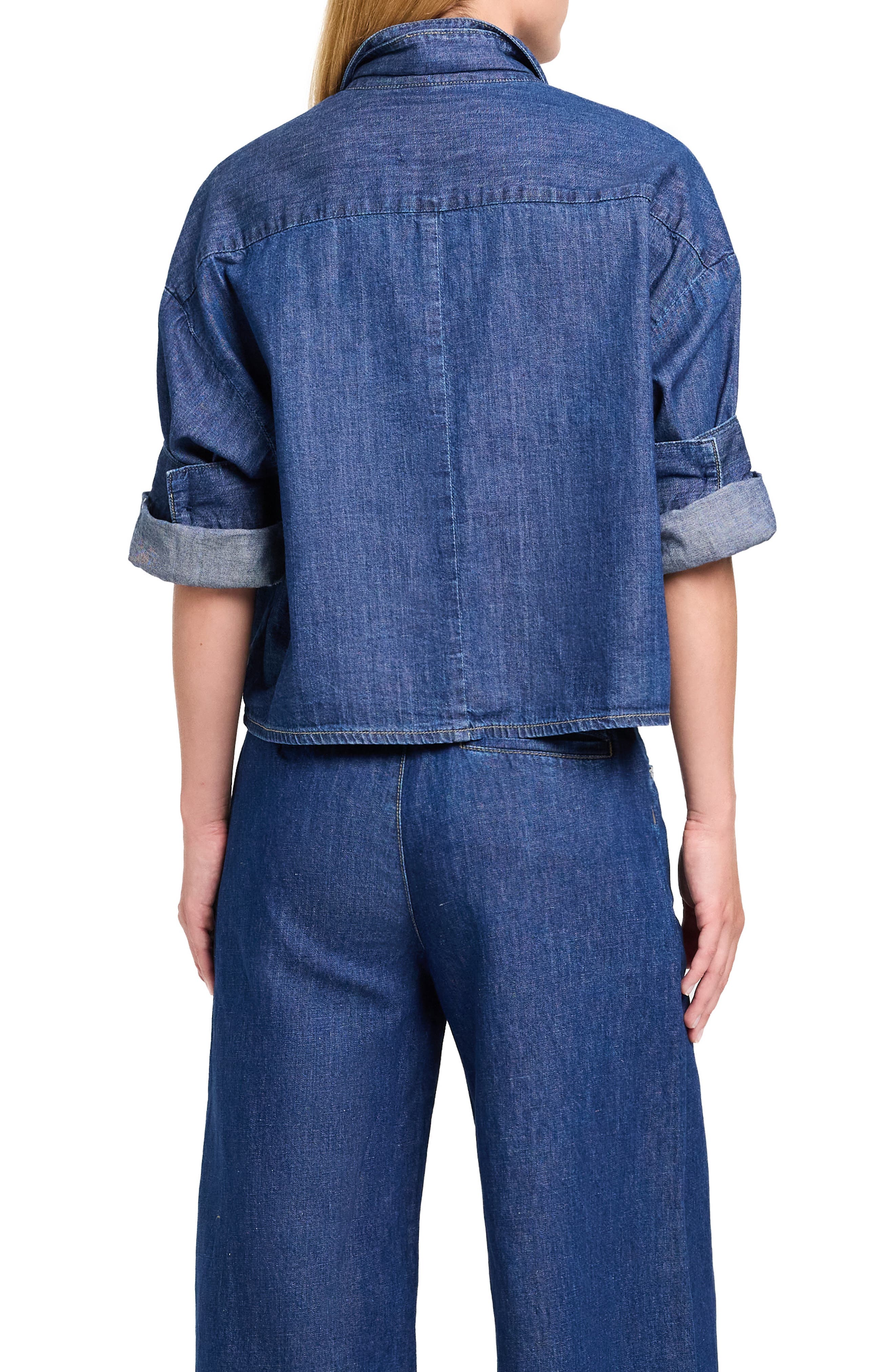 Tie One One Nonstretch Denim Shirt - image 2