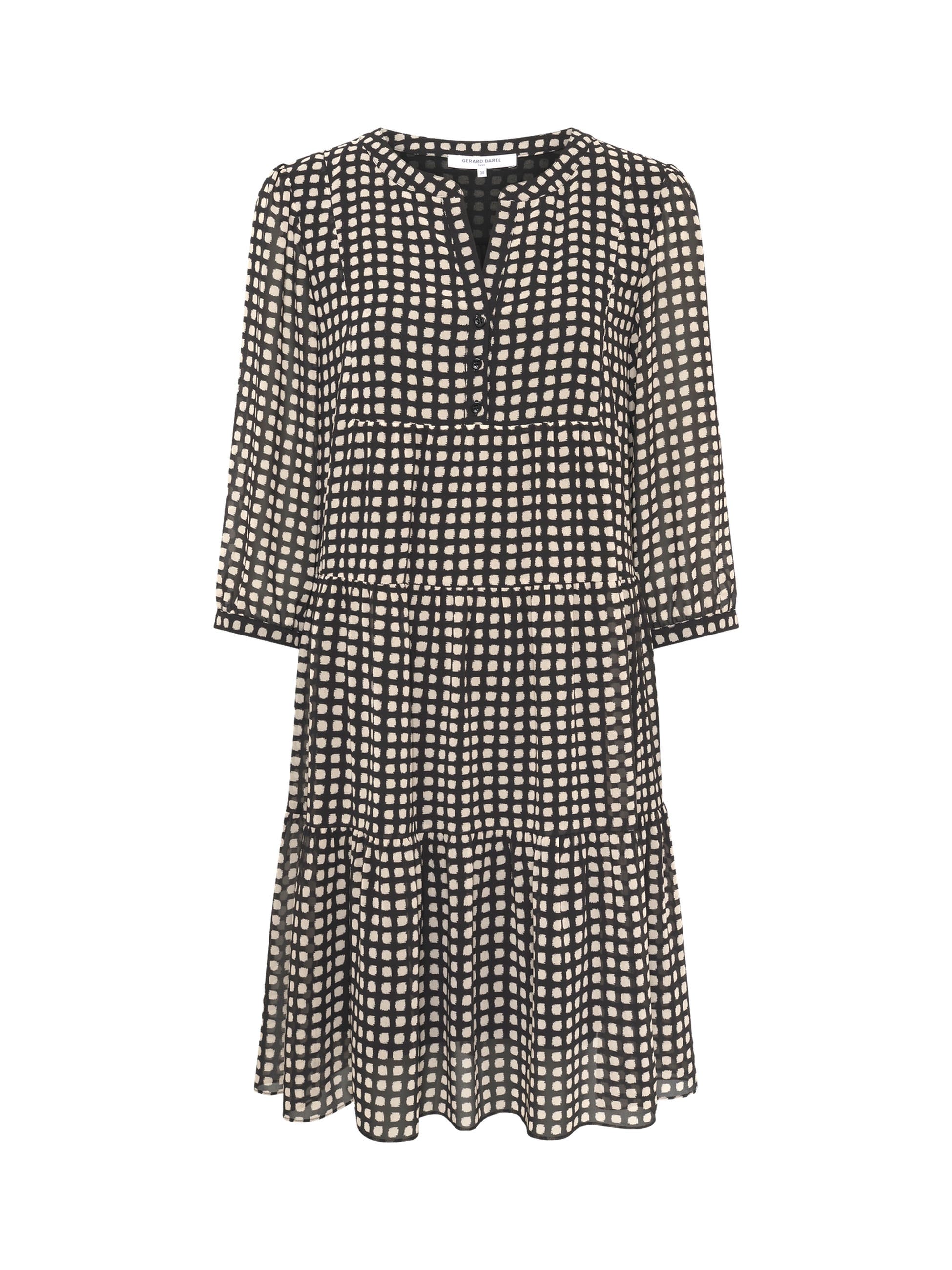 Lira Tiered Polka Dot Dress - image 2