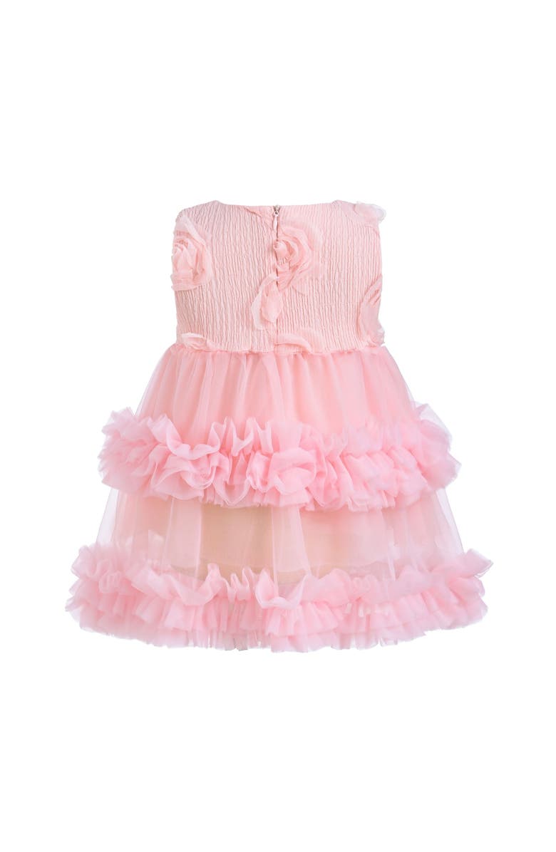 Tulleen Flower Layered Tulle Dress, Alternate, color, Pink