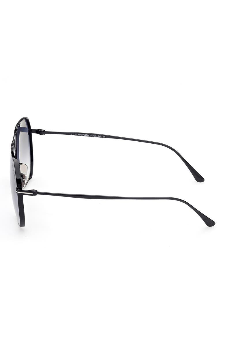 TOM FORD 59mm Polarized Navigator Sunglasses, Alternate, color, 