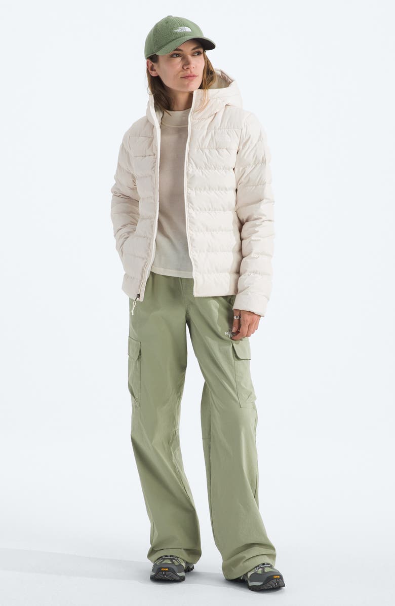 The North Face Aconcagua 3 Water Repellent Hood Jacket, Alternate, color, White Dune