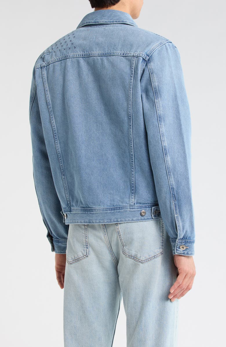 AG Dart Denim Jacket, Alternate, color, Sashiko Garden Camo 21 Year