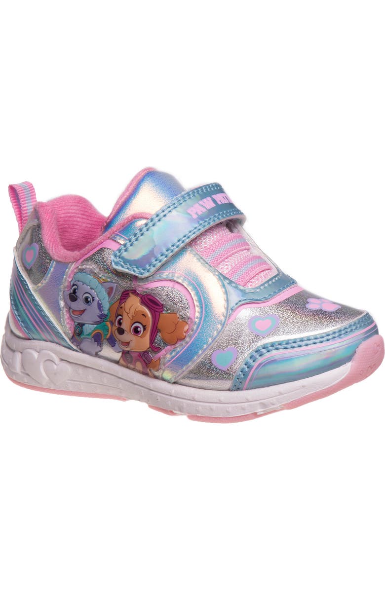 JOSMO Kids' Paw Patrol Sneaker, Main, color, Silver/Pink
