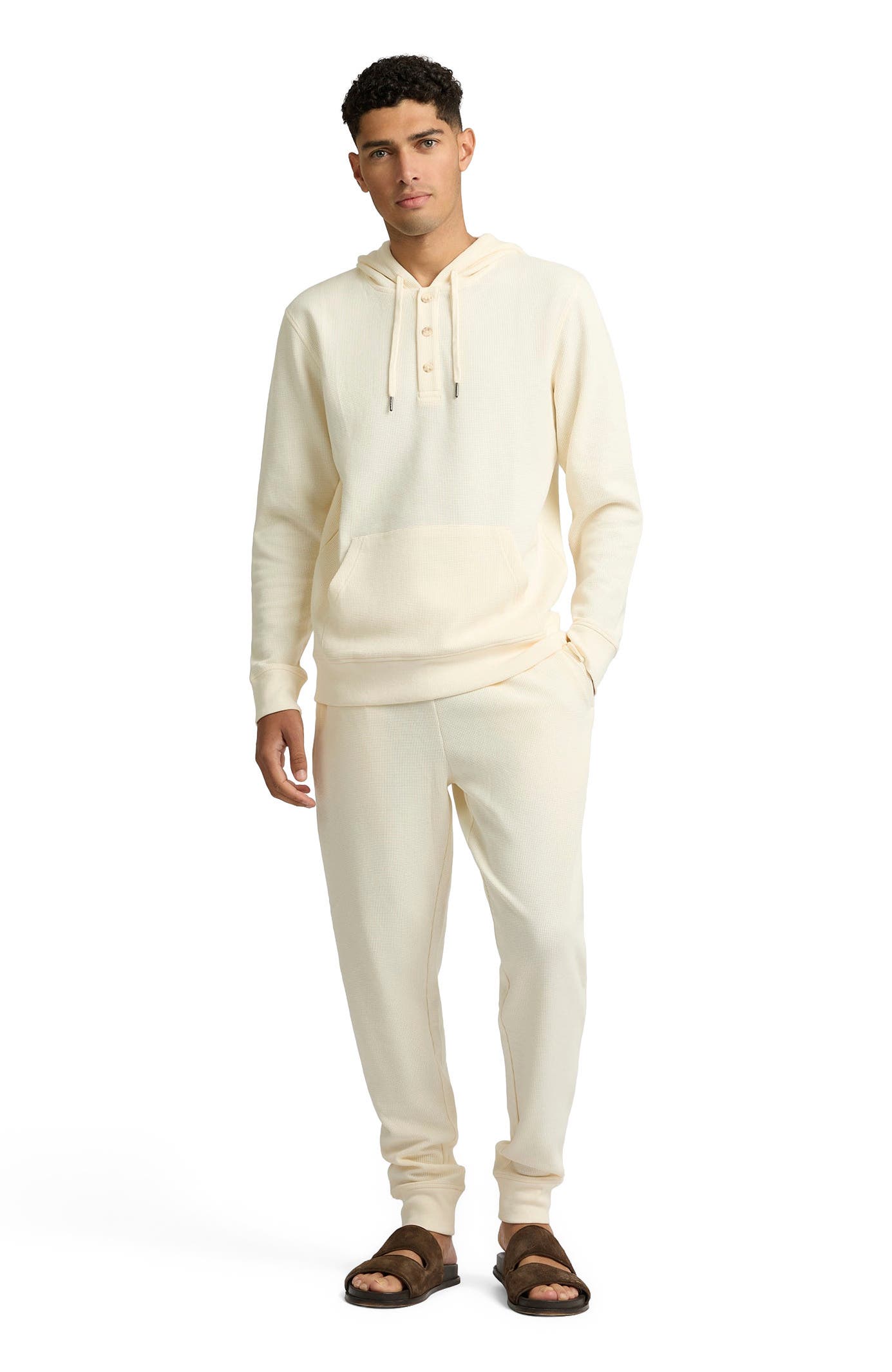 Heavyweight Cotton Waffle Jogger - image 3