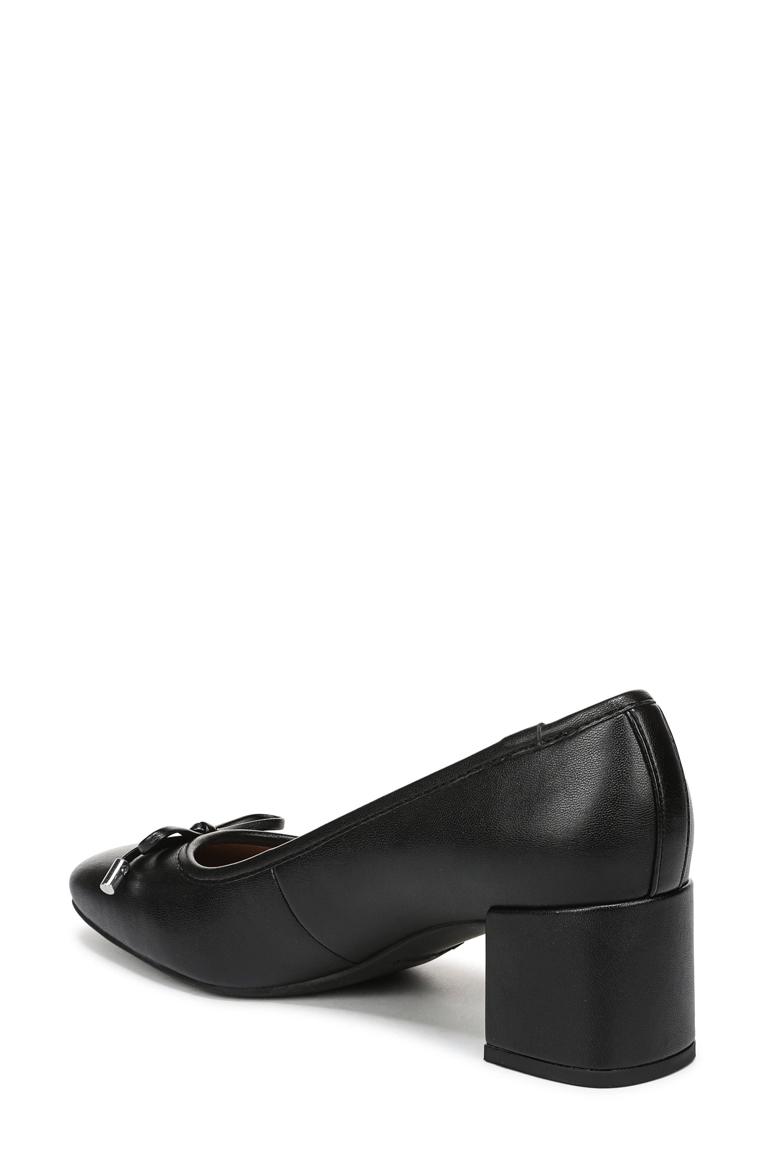 Cora Block Heel Pump, Alternate, color, BLACK WC