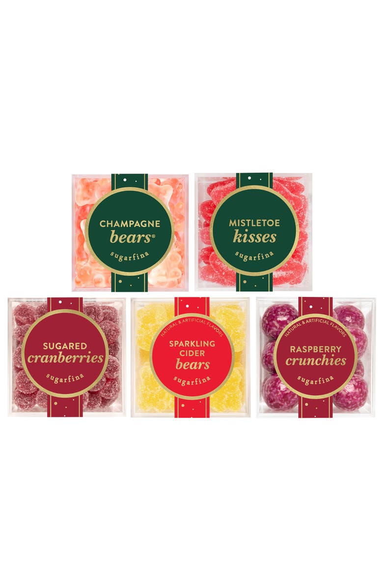 sugarfina Happy Holidays Candy Cube Set, Main, color, 