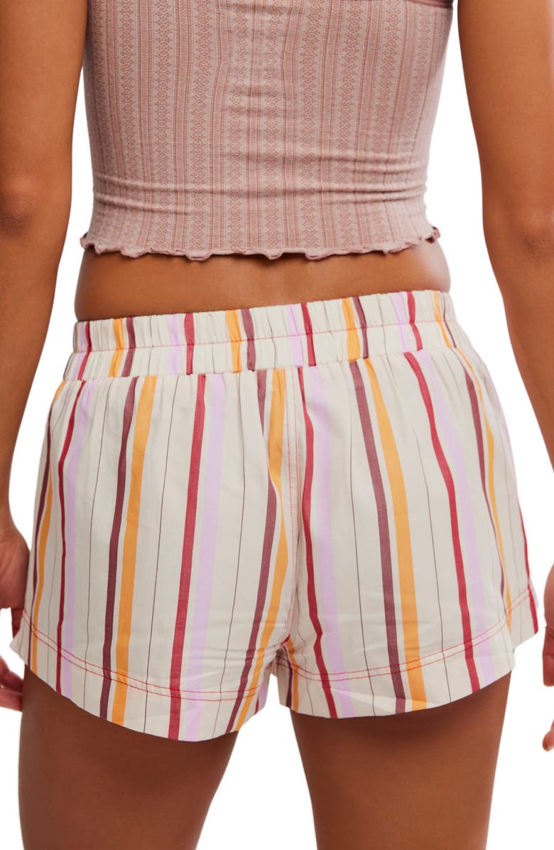 Free People Day To Day Mini Boxer Pajama Shorts, Alternate, color,