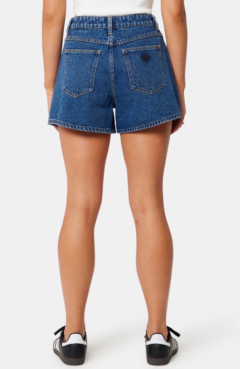 ABRAND Venice Bella Denim Shorts, Alternate, color, Mid Blue