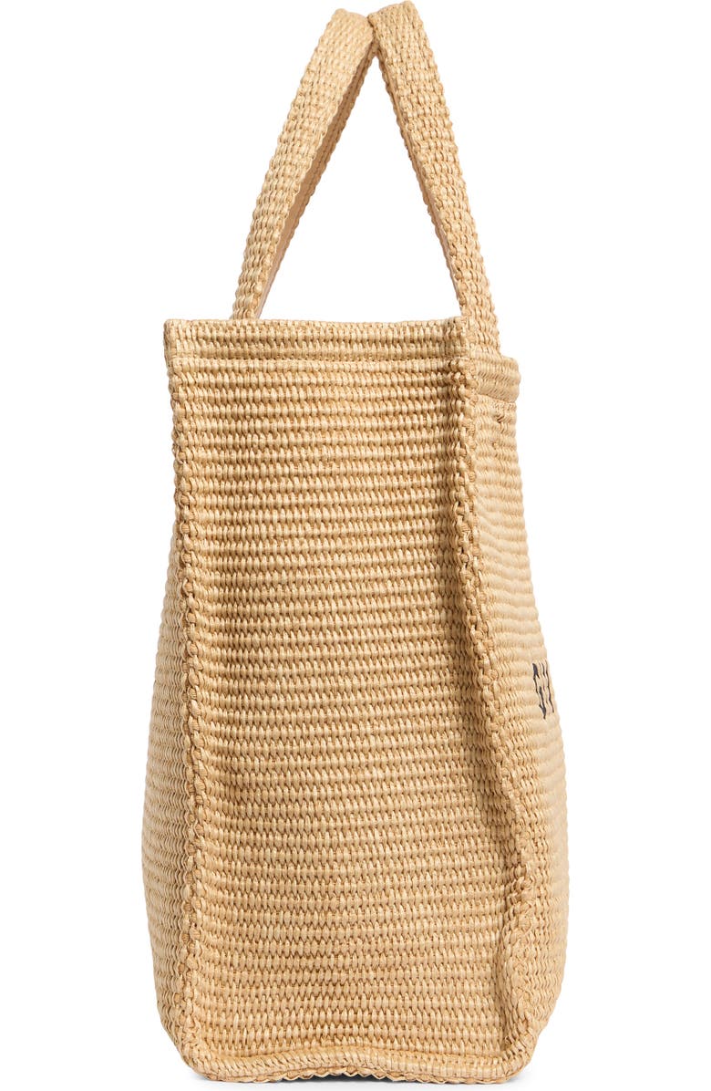 Givenchy Logo Raffia Tote, Alternate, color, Natural