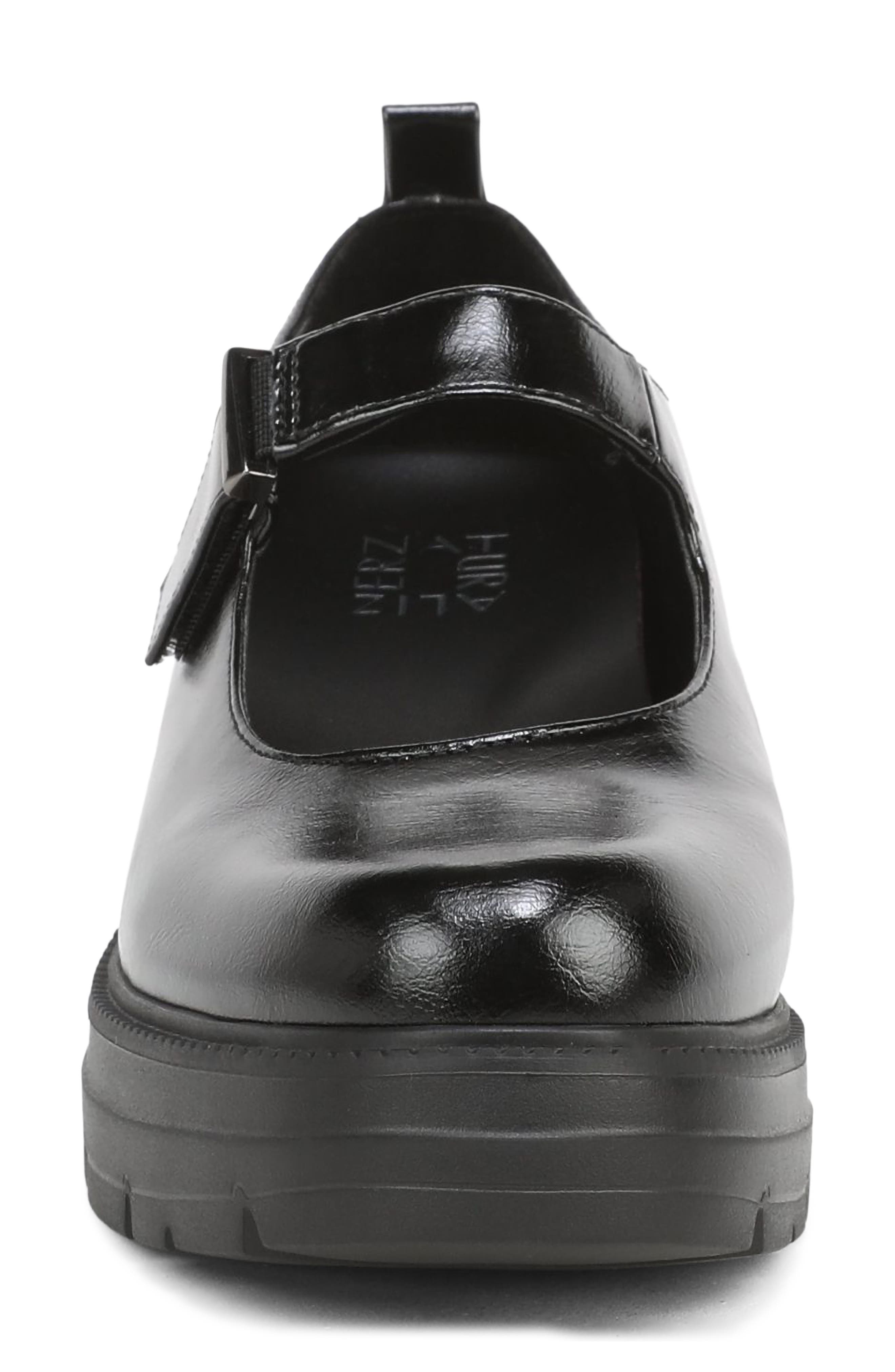 Faux Leather Platform Mary Jane, Alternate, color, BLACK FAUX LEATHER