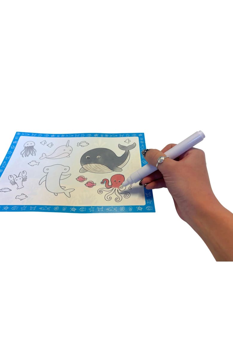 Buddy 
Barney Magic Water Drawing Set, Ocean Animal Themed Activity, Kids 3+, Alternate, color, Multicolored