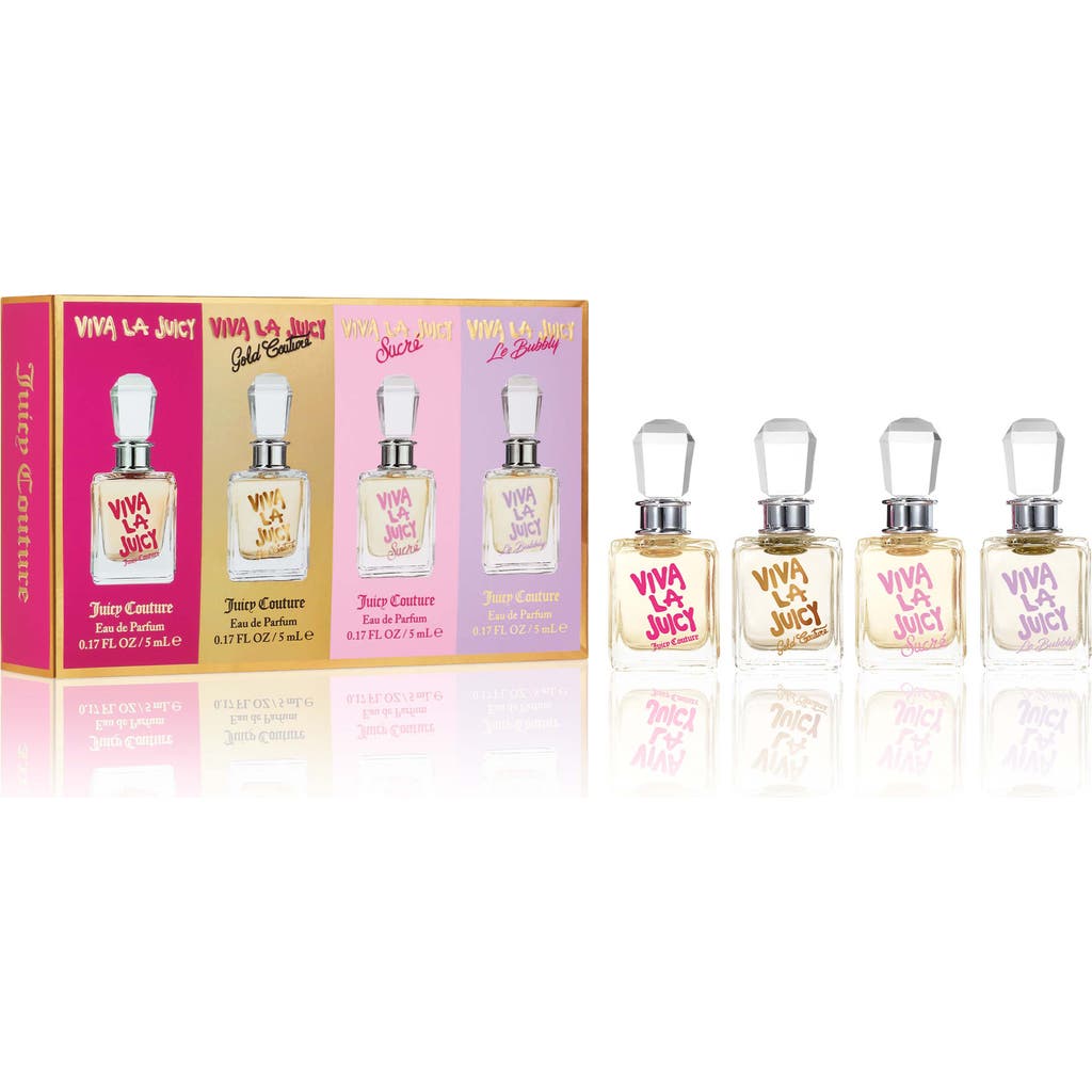 Juicy Couture Viva La Juicy Eau De Parfum 4-piece Discovery Set In Transparent