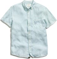 Billy Reid Tuscumbia Short Sleeve Linen Button-Down Shirt