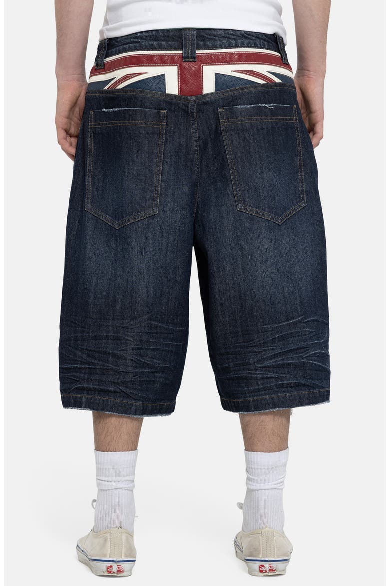 Kingdom Colossus Baggy Denim Shorts, Alternate, color, INDIGO