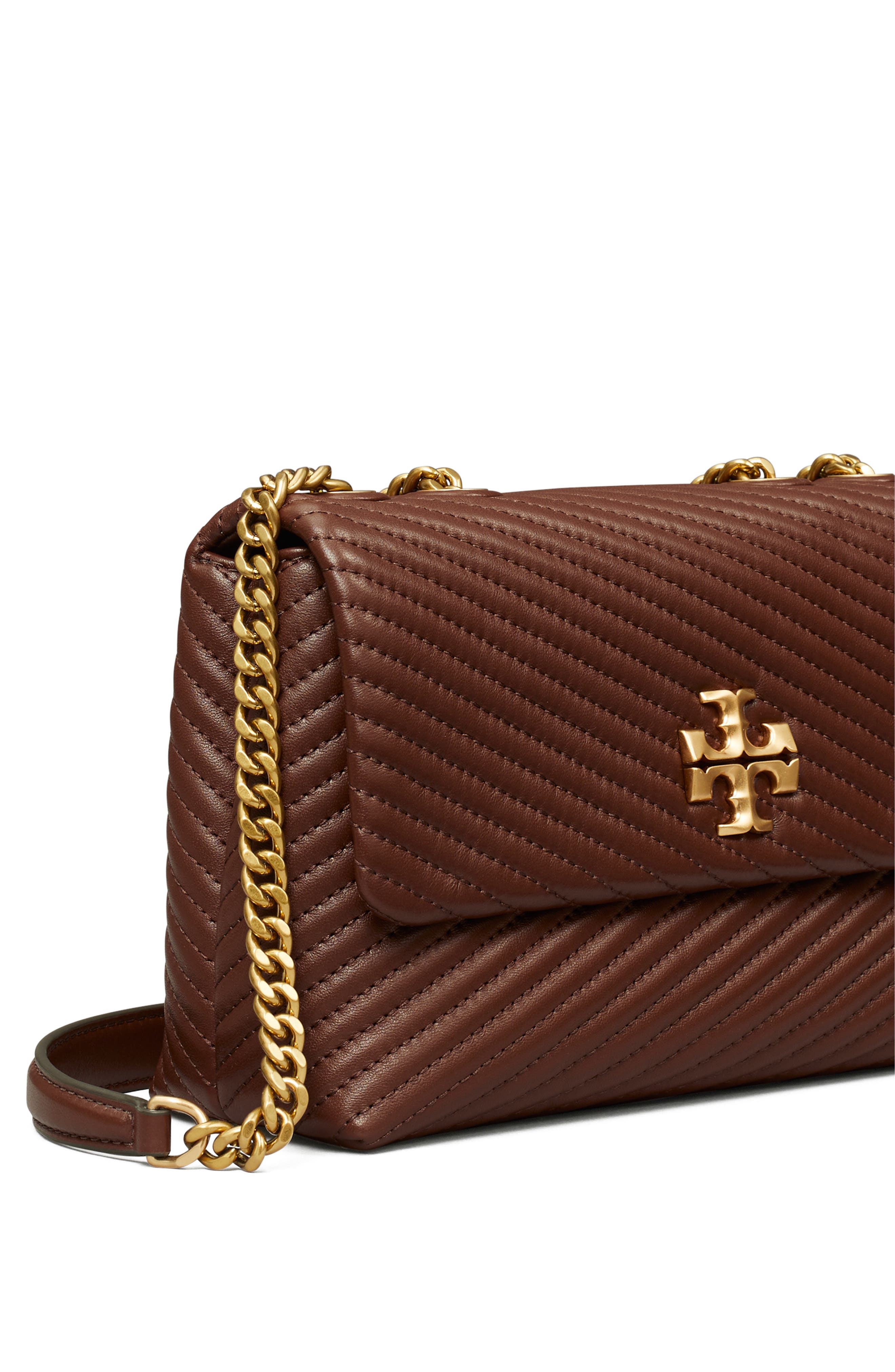 Tory Burch Small Kira Moto Quilted Leather Convertible Crossbody Bag, Alternate, color, 