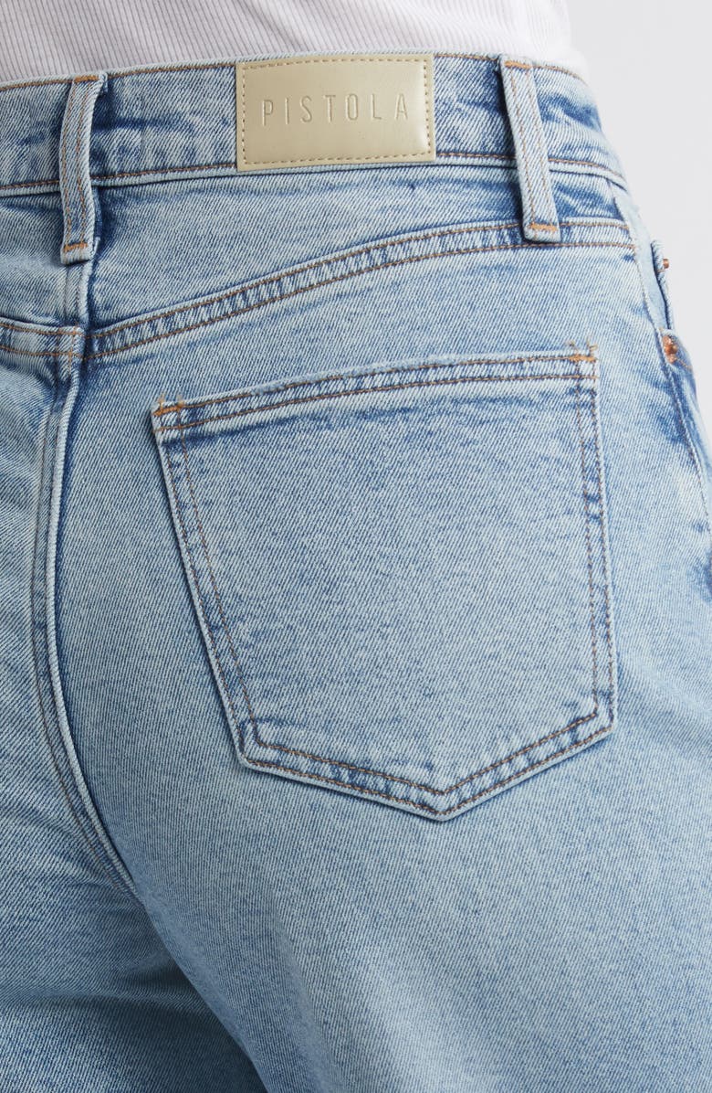 Pistola Lana Raw Hem Ankle Wide Leg Jeans, Alternate, color, Villa