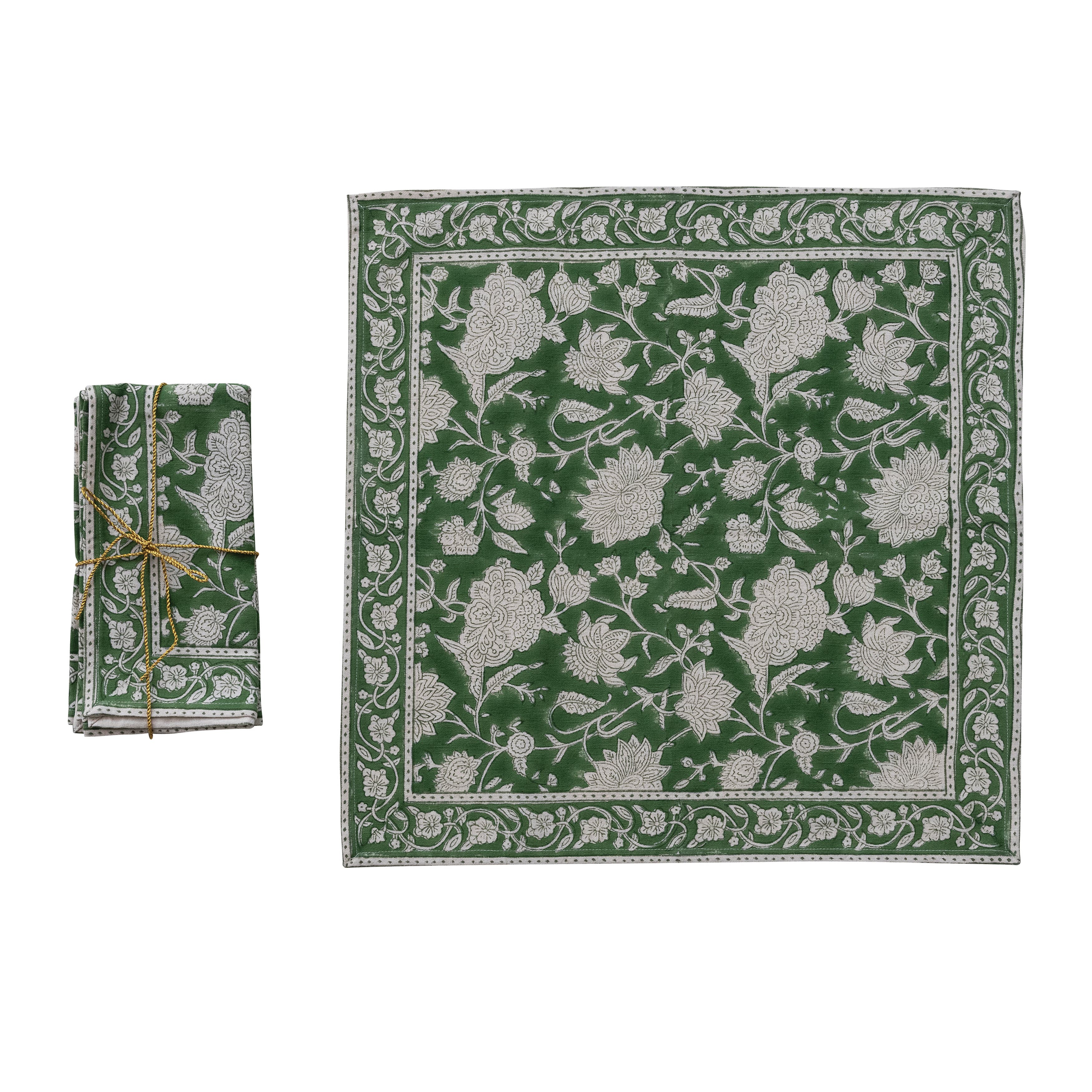 selected Green and White