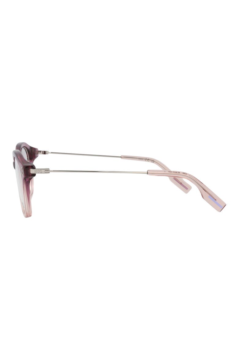 51mm Round Optical Glasses, Alternate, color, PINK SILVER
