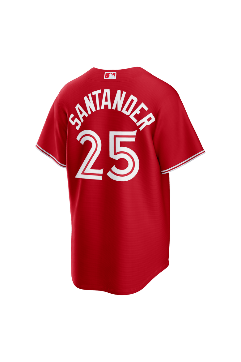 Men's Nike Anthony Santander Red Toronto Blue Jays Canada Day Replica Jersey, Alternate, color, Red