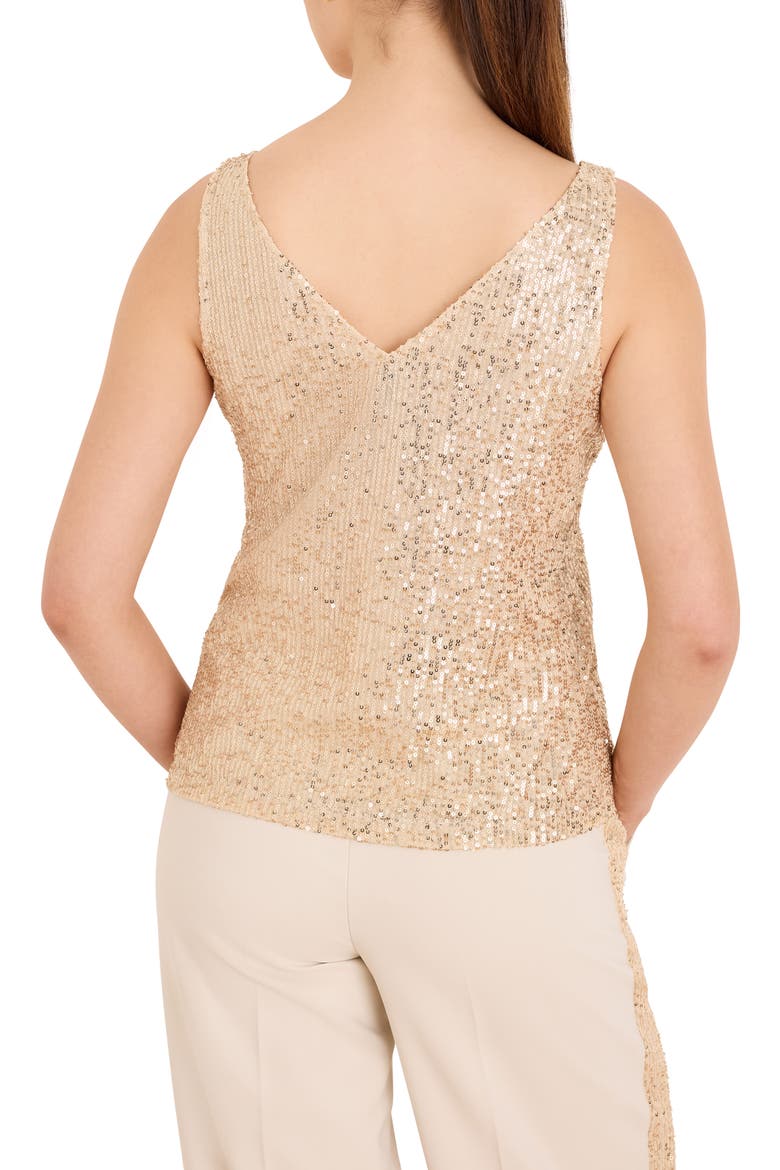 Sequin Knit Tank, Alternate, color, COCONUT
