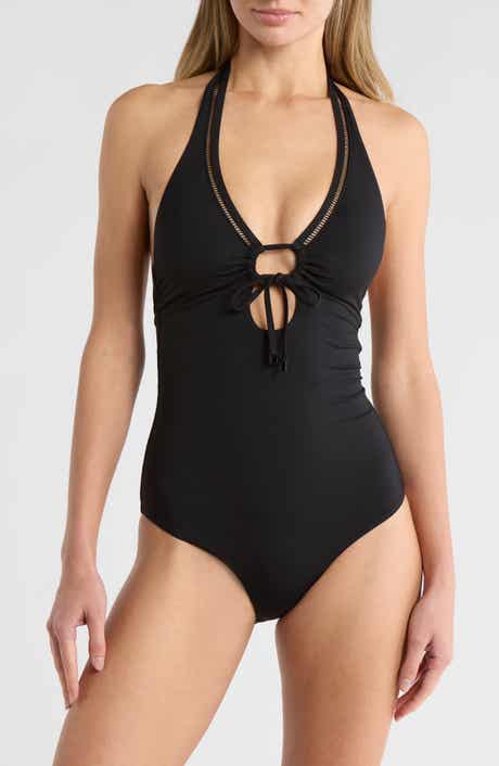 Sea Level Essentials Edit Keyhole One-Piece Swimsuit